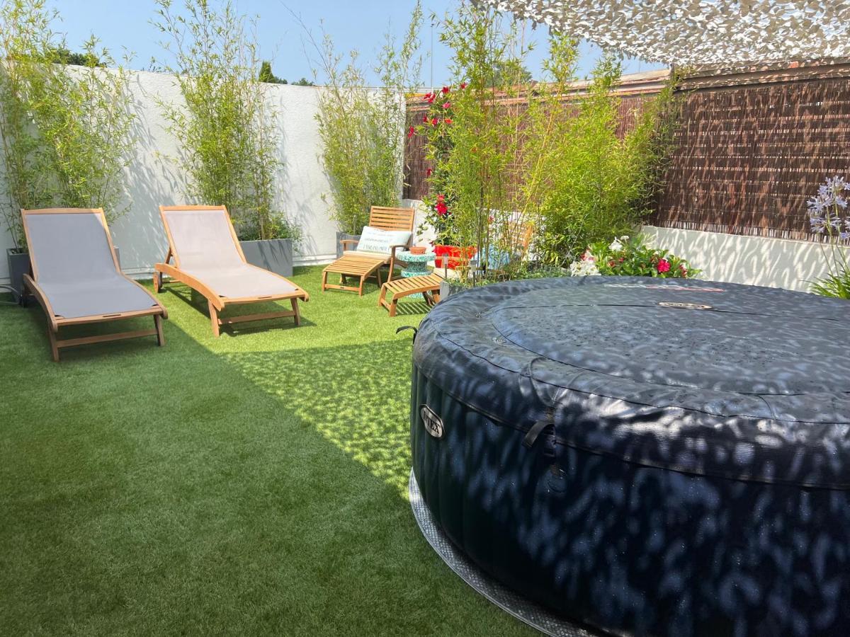 L'Avant Scene Meuble 5 Etoiles Parking Gratuit Jacuzzi Avinhão Exterior foto